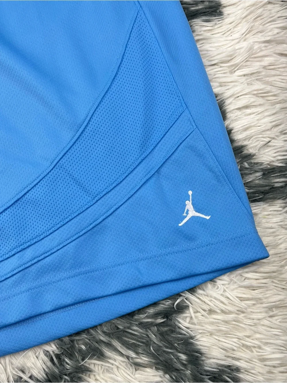 Jordan Men’s UNC Blue Y2K Basketball Athlete Shorts Size XL